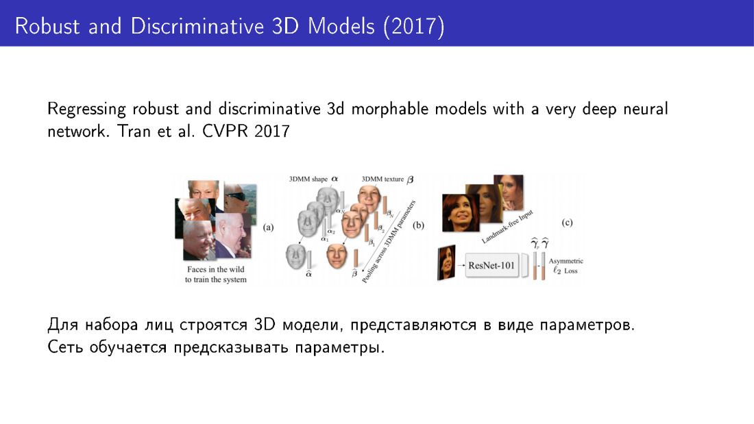 3D-реконструкция лиц по фотографии и их анимация с помощью видео. Лекция в Яндексе - 24